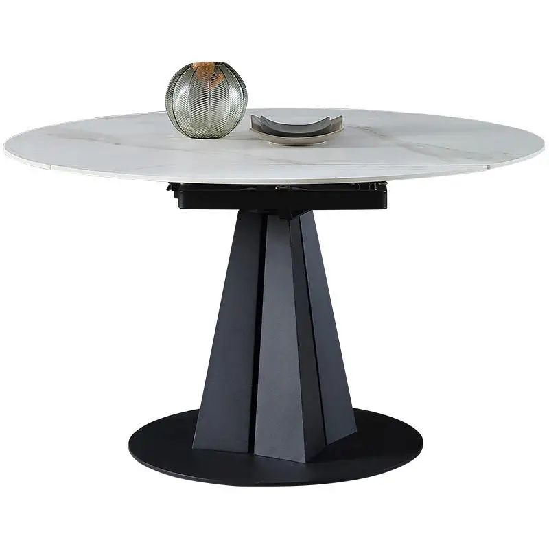 Modern Luxury Round Extendable Dining Table Set 6 Seater Metal Foldable Home Furniture for Dining Room
Modern Luxury Round Extendable Dining Table Set 6 Seater Metal Foldable Home Furniture for Dining Room