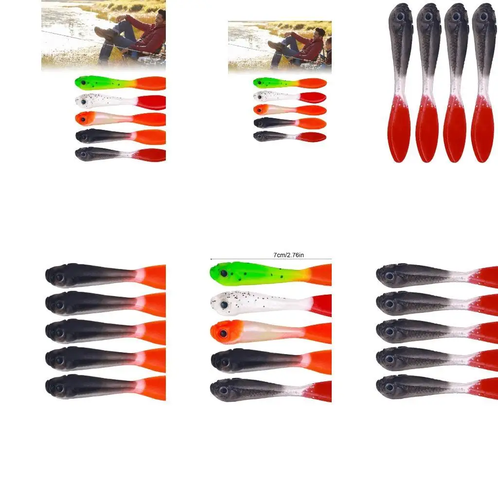 R6FE Fishing Lures Double Color Artificial Baits Mini Soft Baits 2.2g Fishing Baits
R6FE Fishing Lures Double Color Artificial Baits Mini Soft Baits 2.2g Fishing Baits