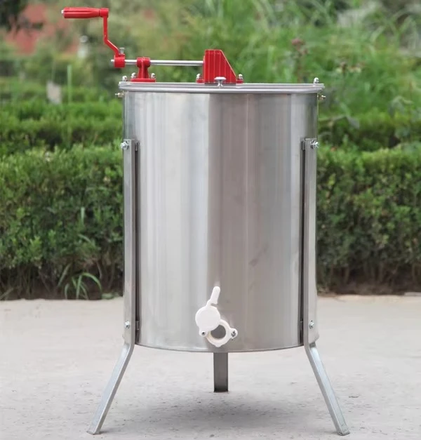 Manual Stainless Steel 4-Frame Honey Extractor Efficient Honey Processing Machine
Manual Stainless Steel 4-Frame Honey Extractor Efficient Honey Processing Machine
