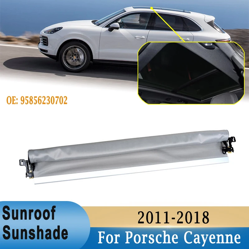 Car Panorama Sunroof Roller Blind Sunshade Curtain Cover Assembly Black Grey for Porsche Cayenne 2011-2018 95856230702
Car Panorama Sunroof Roller Blind Sunshade Curtain Cover Assembly Black Grey for Porsche Cayenne 2011-2018 95856230702