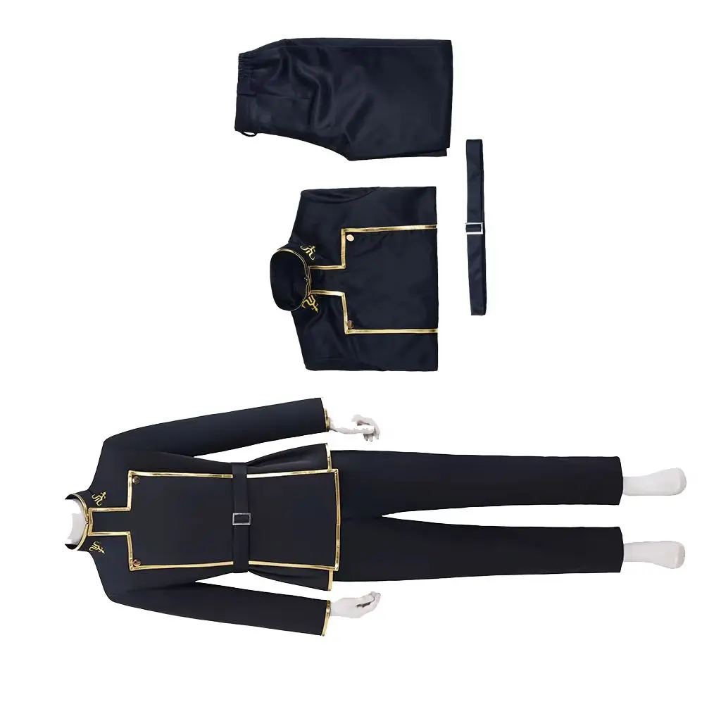 Anime CC Lelouch Lamperouge Cosplay Costume Ashford Academy School Uniform Black Suit Full Set Halloween Party Outfits
Anime CC Lelouch Lamperouge Cosplay Costume Ashford Academy School Uniform Black Suit Full Set Halloween Party Outfits