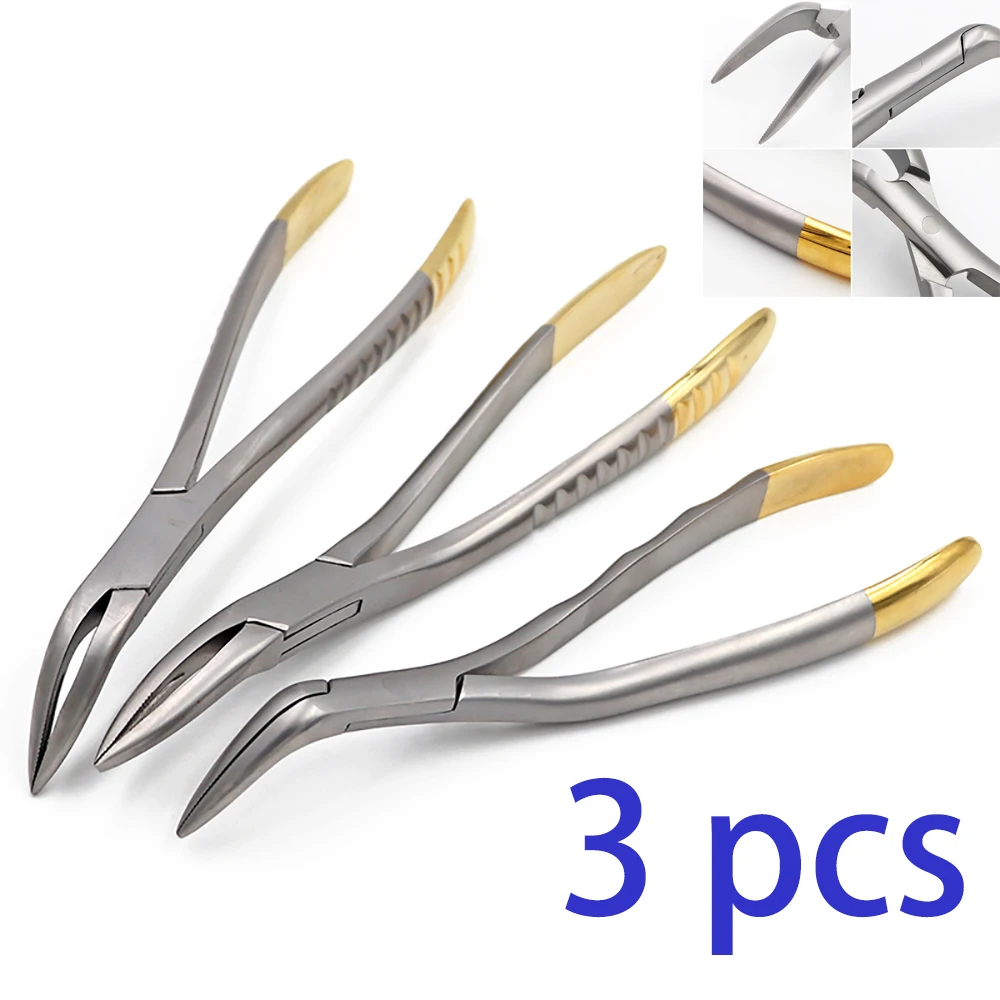 Dental Forceps Set Stainless Steel Gold Plated Handle Tooth Extraction and Oral Surgery Dentist Tools
Dental Forceps Set Stainless Steel Gold Plated Handle Tooth Extraction and Oral Surgery Dentist Tools