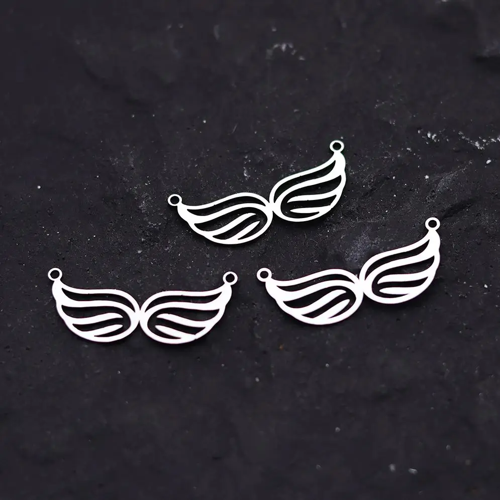 3pcs Double Angel Wings Charms for Jewelry Making Exquisite Bracelets Necklace Stainless Steel Pendant DIY Handmade Kids Gifts
3pcs Double Angel Wings Charms for Jewelry Making Exquisite Bracelets Necklace Stainless Steel Pendant DIY Handmade Kids Gifts