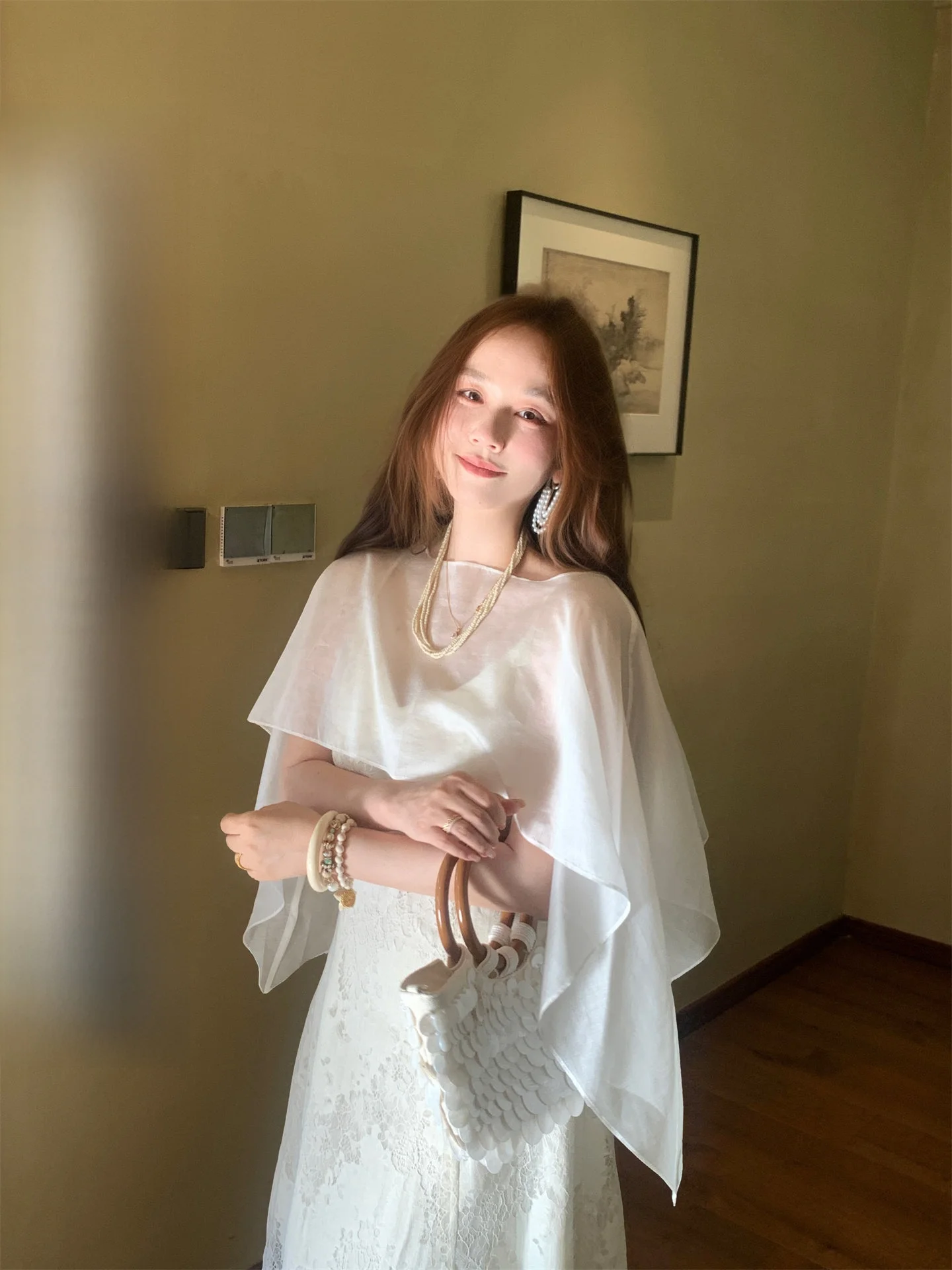 TheWangs Beach Vacation Style Sleeveless Lace Wrap Dress Women's Spring Summer Waist-Cinched Long Dress Casual Ladies Skirt
TheWangs Beach Vacation Style Sleeveless Lace Wrap Dress Women's Spring Summer Waist-Cinched Long Dress Casual Ladies Skirt