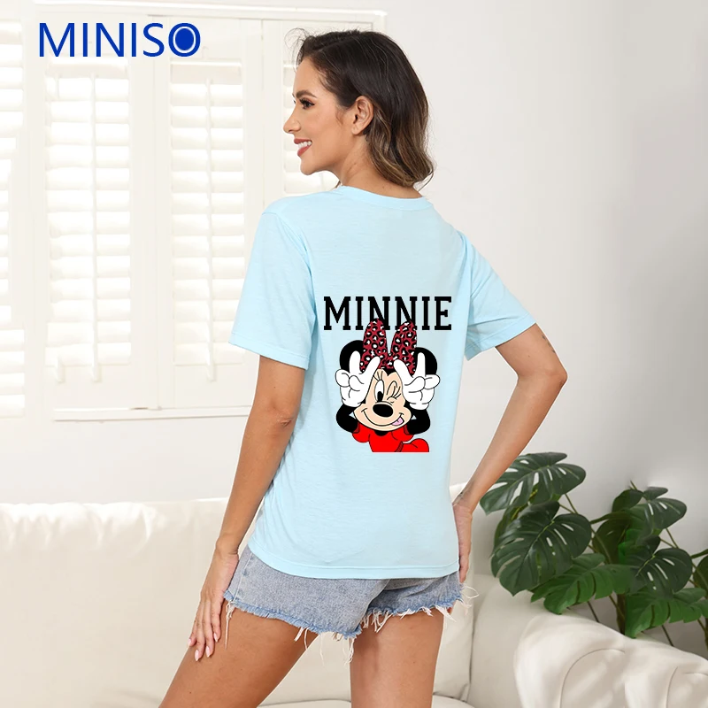Print Women New In Summer Short Sleeve T-Shirt Suit Athleisure Fashion Trend Tops Comfortable Clothing Disney Mickey Creative
Print Women New In Summer Short Sleeve T-Shirt Suit Athleisure Fashion Trend Tops Comfortable Clothing Disney Mickey Creative