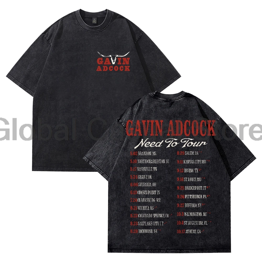 Gavin Adcock Need to Tour 2025 стираная футболка с круглым вырезом и короткими рукавами, хлопковая футболка для женщин и мужчин, уличная одежда, топы
Gavin Adcock Need to Tour 2025 стираная футболка с круглым вырезом и короткими рукавами, хлопковая футболка для женщин и мужчин, уличная одежда, топы