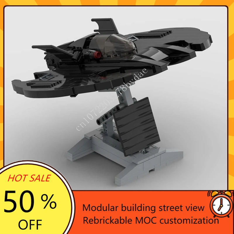 410PCS 1989 Batwing (mini-fig scale) Space War Military MOC SpaceShip Battle Model Custom Puzzle Architecture DIY Model Toy Gift 
410PCS 1989 Batwing (mini-fig scale) Space War Military MOC SpaceShip Battle Model Custom Puzzle Architecture DIY Model Toy Gift