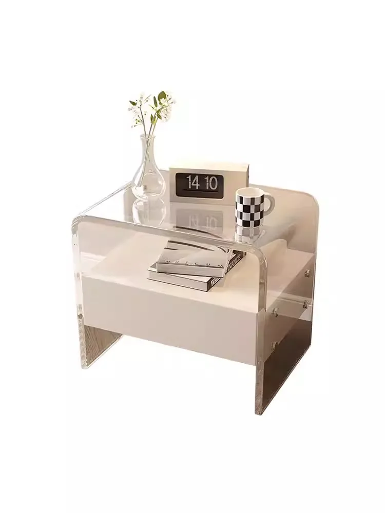 Acrylic bedside table simple modern cream wind mini storage bedside cabinet small storage suspended bed storage cabinet
Acrylic bedside table simple modern cream wind mini storage bedside cabinet small storage suspended bed storage cabinet