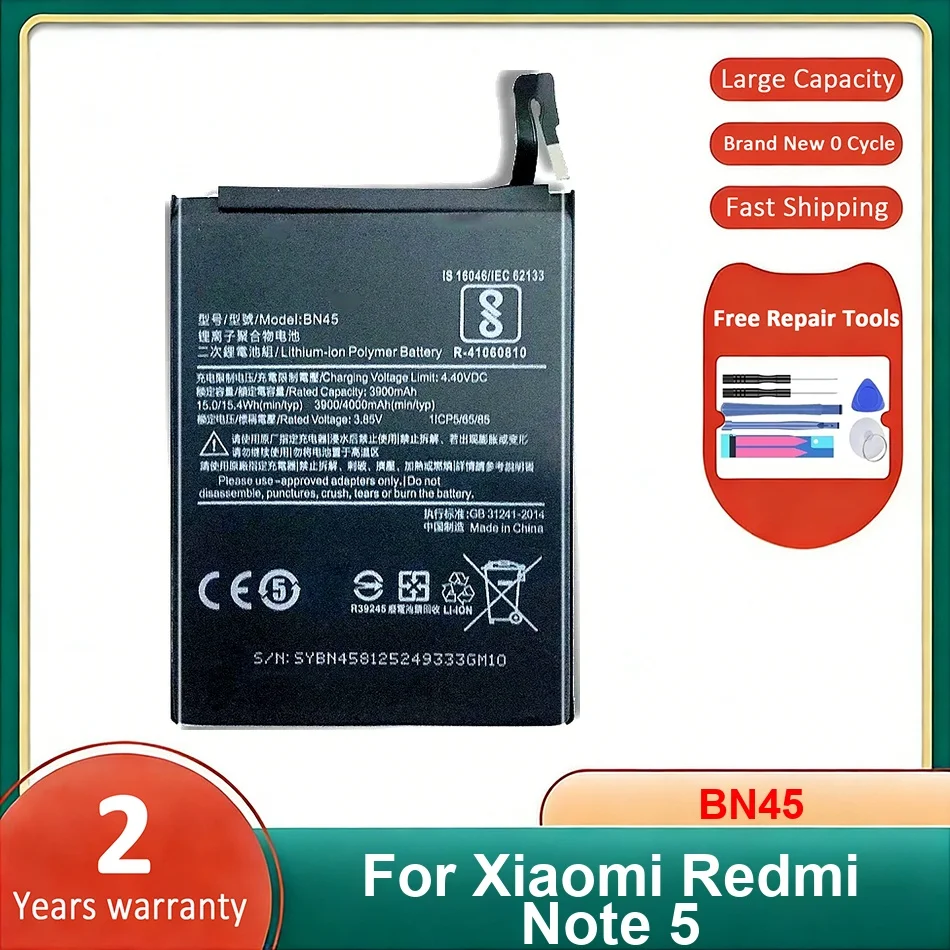 Аккумулятор для мобильного телефона BN45 для Xiaomi Redmi Note 5, мощные батареи
Аккумулятор для мобильного телефона BN45 для Xiaomi Redmi Note 5, мощные батареи