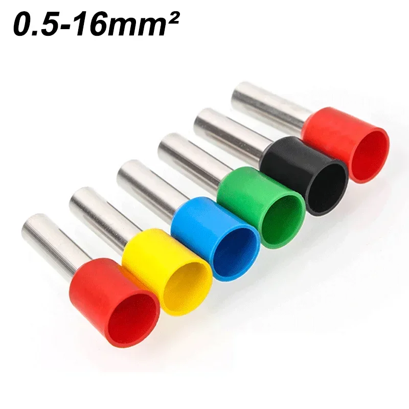 100/500/1000pcs Wire Connector VE 0508 7508 1008 1508 2508 4012 6012 10-12 16-12 Insulated Connect Terminal Crimp Cold Pressed
100/500/1000pcs Wire Connector VE 0508 7508 1008 1508 2508 4012 6012 10-12 16-12 Insulated Connect Terminal Crimp Cold Pressed