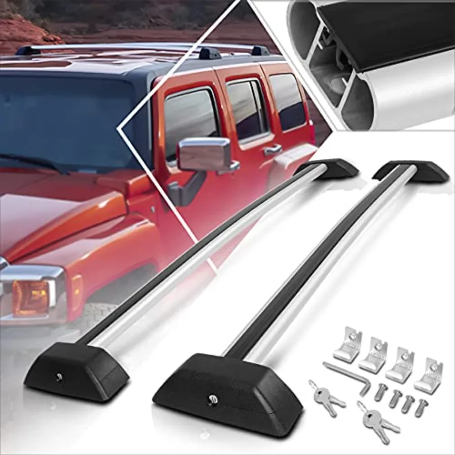 Алюминиевые поперечины для багажников на крышу, совместимые с Hummer H3 2006-2010 годов, темно-серые, легкие и прочные
Алюминиевые поперечины для багажников на крышу, совместимые с Hummer H3 2006-2010 годов, темно-серые, легкие и прочные