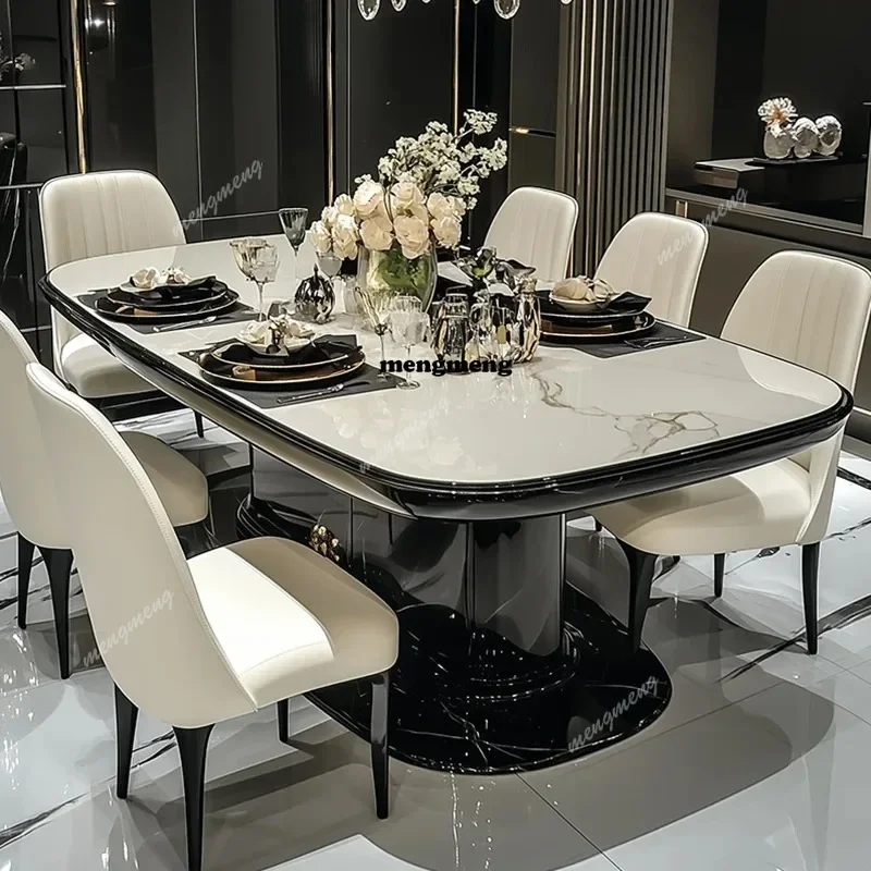 F182 Luxury Chairs Dining Table Kitchen Restaurant Extending Living Room Dining Table Designer High Console Muebles Home Furnitu
F182 Luxury Chairs Dining Table Kitchen Restaurant Extending Living Room Dining Table Designer High Console Muebles Home Furnitu