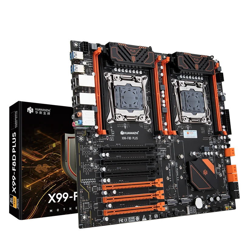 HUANANZHI X99-F8D PLUS Motherboard Dual Processor Supports Intel LGA2011-3 Processor DDR4 4-Channels 512GB M.2 NVME Motherboard
HUANANZHI X99-F8D PLUS Motherboard Dual Processor Supports Intel LGA2011-3 Processor DDR4 4-Channels 512GB M.2 NVME Motherboard
