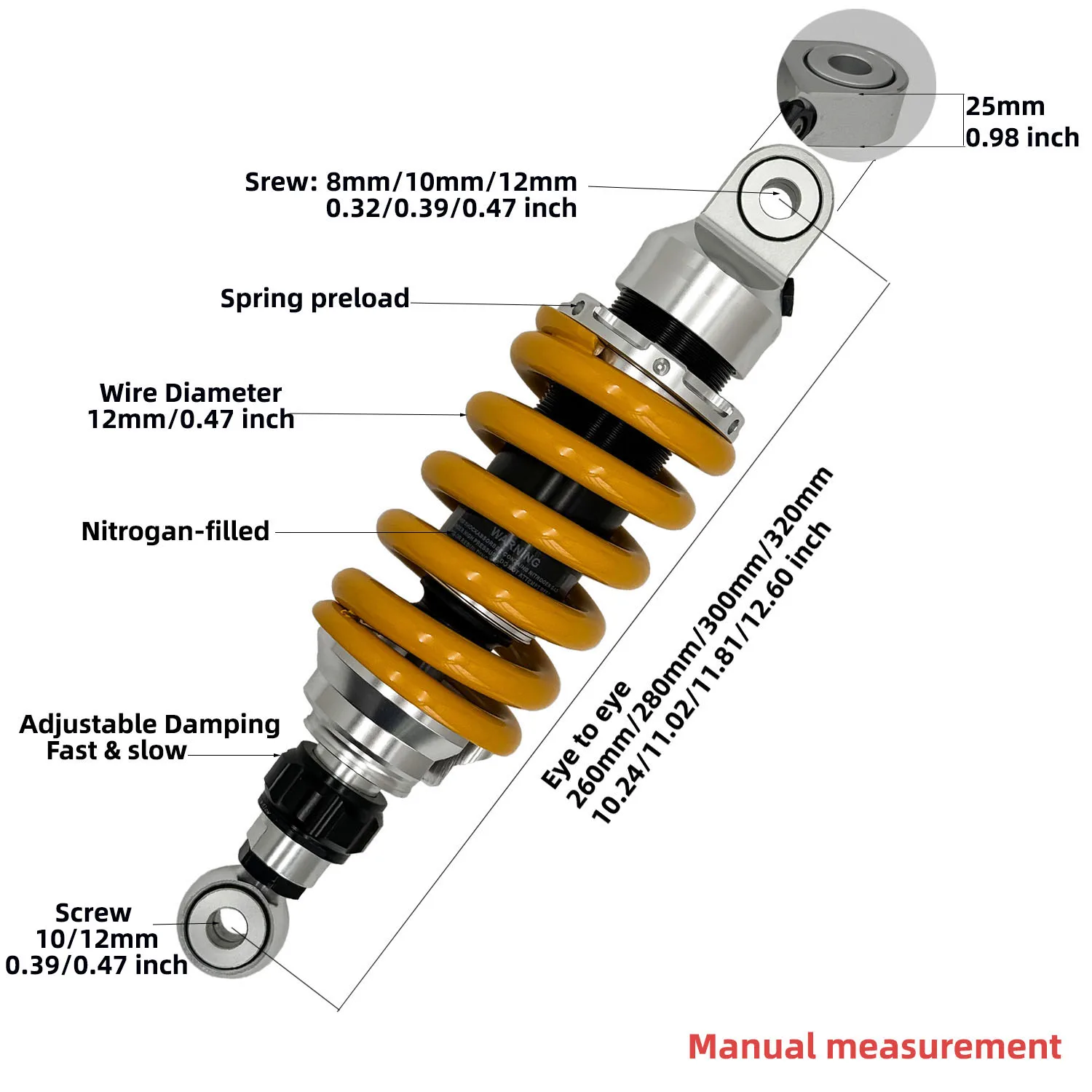 Motorcycle Modification Accessories mid-mount Rear shock Absorber for Kawasaki Z650/ER6N/ER6F/Ninja650/Krider400/Honda Cb1000R/
Motorcycle Modification Accessories mid-mount Rear shock Absorber for Kawasaki Z650/ER6N/ER6F/Ninja650/Krider400/Honda Cb1000R/
