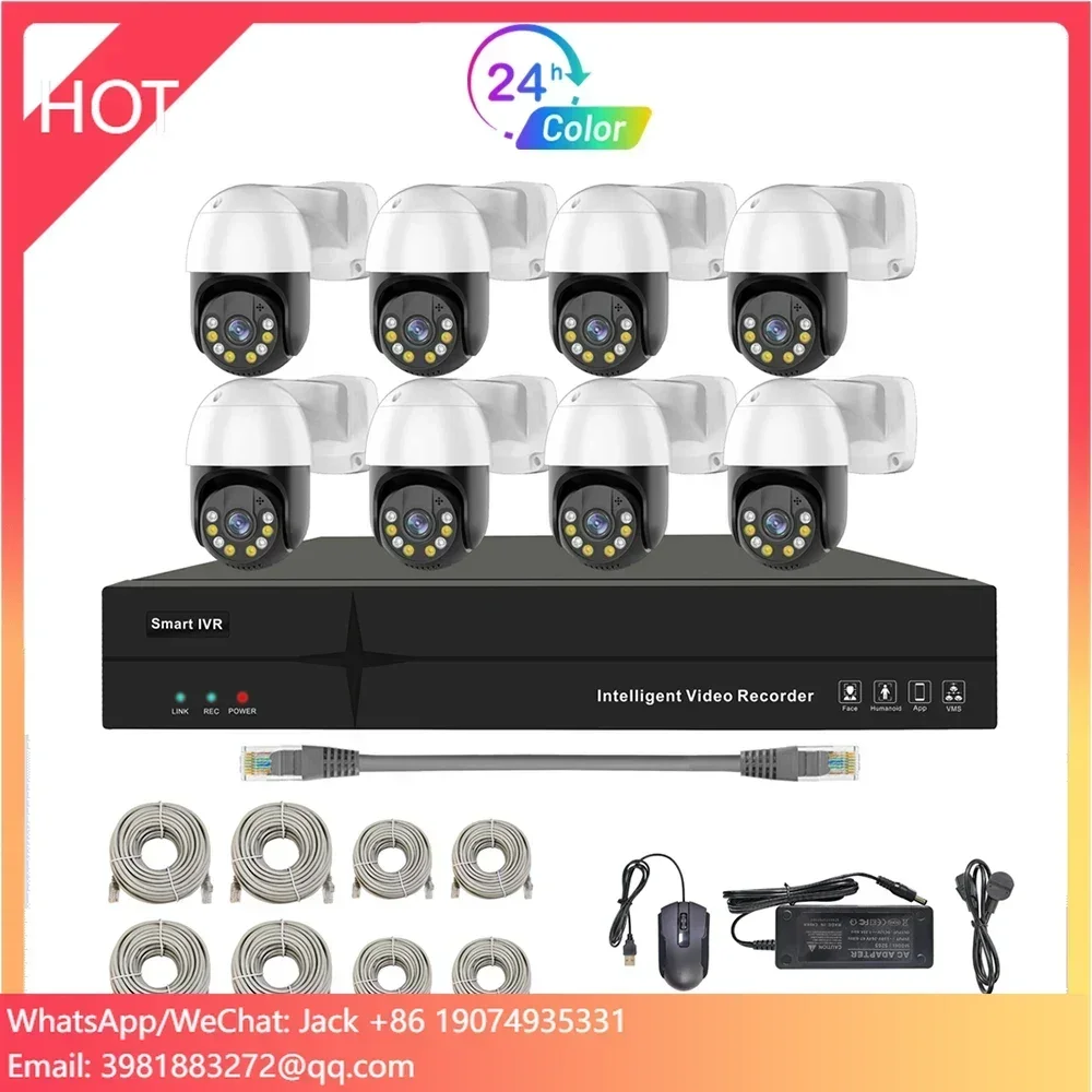 2025 New Dark Fighter Mini PTZ Camera Security Camera System 4K 8MP 8CH POE NVR Kit Face Car Number Plate License View Camera
2025 New Dark Fighter Mini PTZ Camera Security Camera System 4K 8MP 8CH POE NVR Kit Face Car Number Plate License View Camera