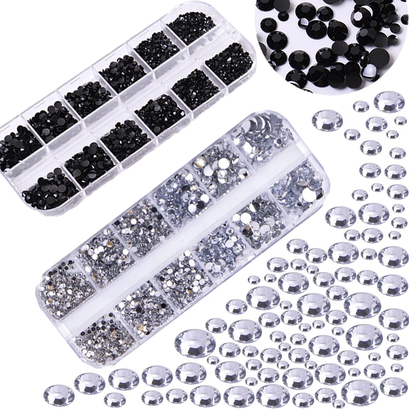 12 Grid Black And White Nails Luxury Nail Charm Sparkling Crystal Jewelry Gemstone Nails Deco Art Manicure Decorative Accessorie
12 Grid Black And White Nails Luxury Nail Charm Sparkling Crystal Jewelry Gemstone Nails Deco Art Manicure Decorative Accessorie