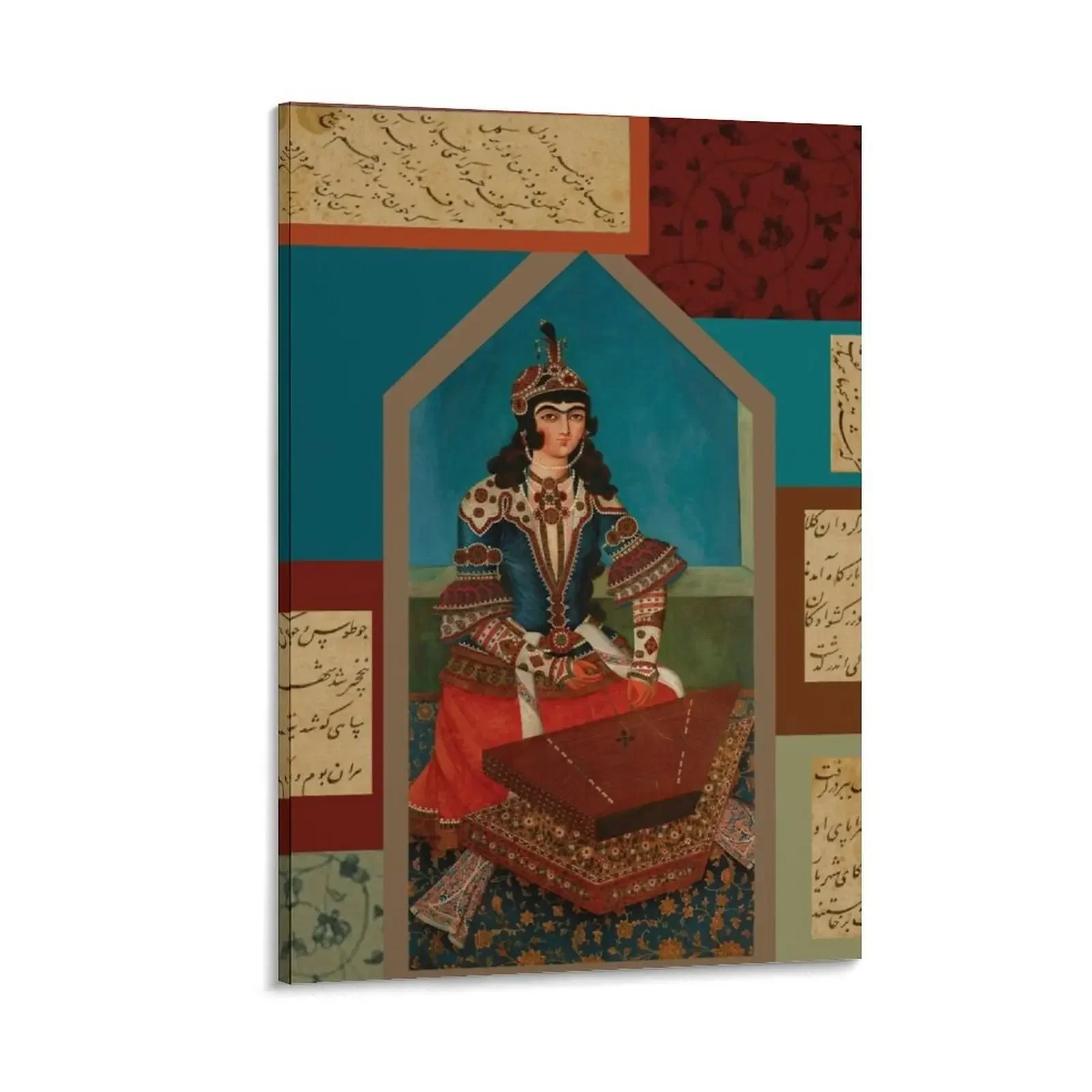 Persian Musician and Calligraphy Canvas Painting home decor interior Decorative paintings decoration aesthetic
Persian Musician and Calligraphy Canvas Painting home decor interior Decorative paintings decoration aesthetic