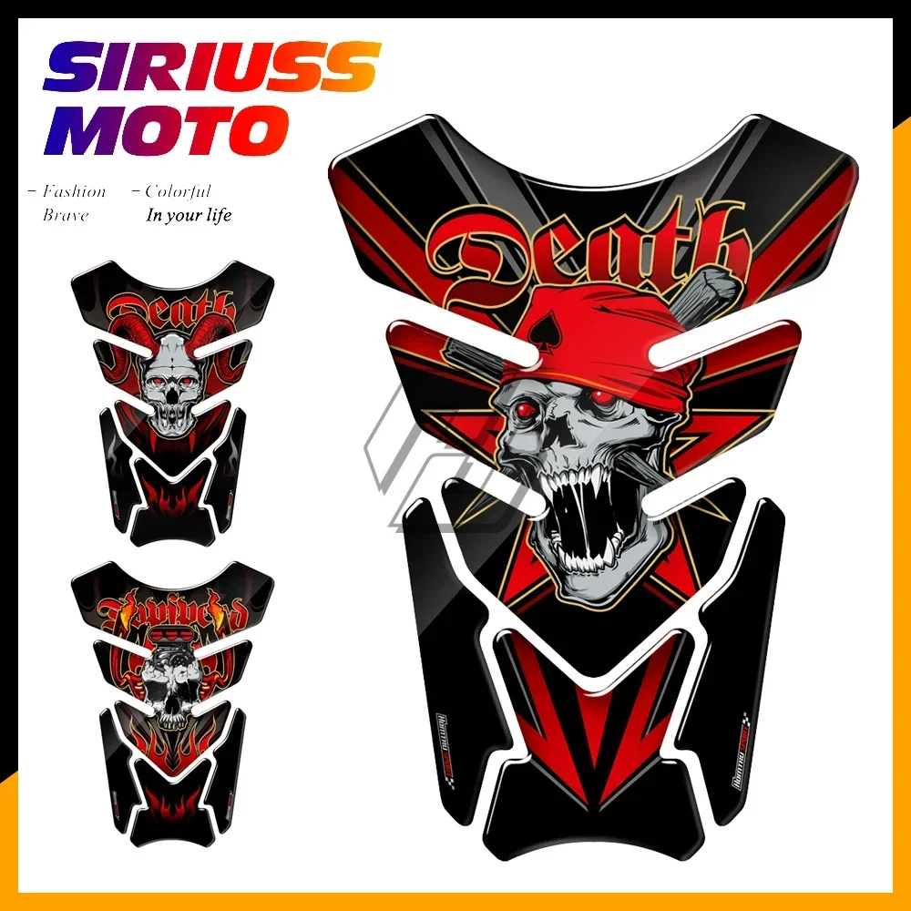 Универсальная 3D мотоциклетная накладка на бак, гелевая защитная наклейка, Death Grim Reaper, череп, накладка на бак, эпоксидная смола, роскошный бак для мотоцикла 
Универсальная 3D мотоциклетная накладка на бак, гелевая защитная наклейка, Death Grim Reaper, череп, накладка на бак, эпоксидная смола, роскошный бак для мотоцикла