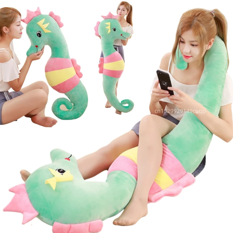 50-160cm Cartoon Rainbow Long Striped Seahorse Plush Doll Pillow Soft Cute Sea Animal Plush Toy Home Decor Gift For Children
50-160cm Cartoon Rainbow Long Striped Seahorse Plush Doll Pillow Soft Cute Sea Animal Plush Toy Home Decor Gift For Children