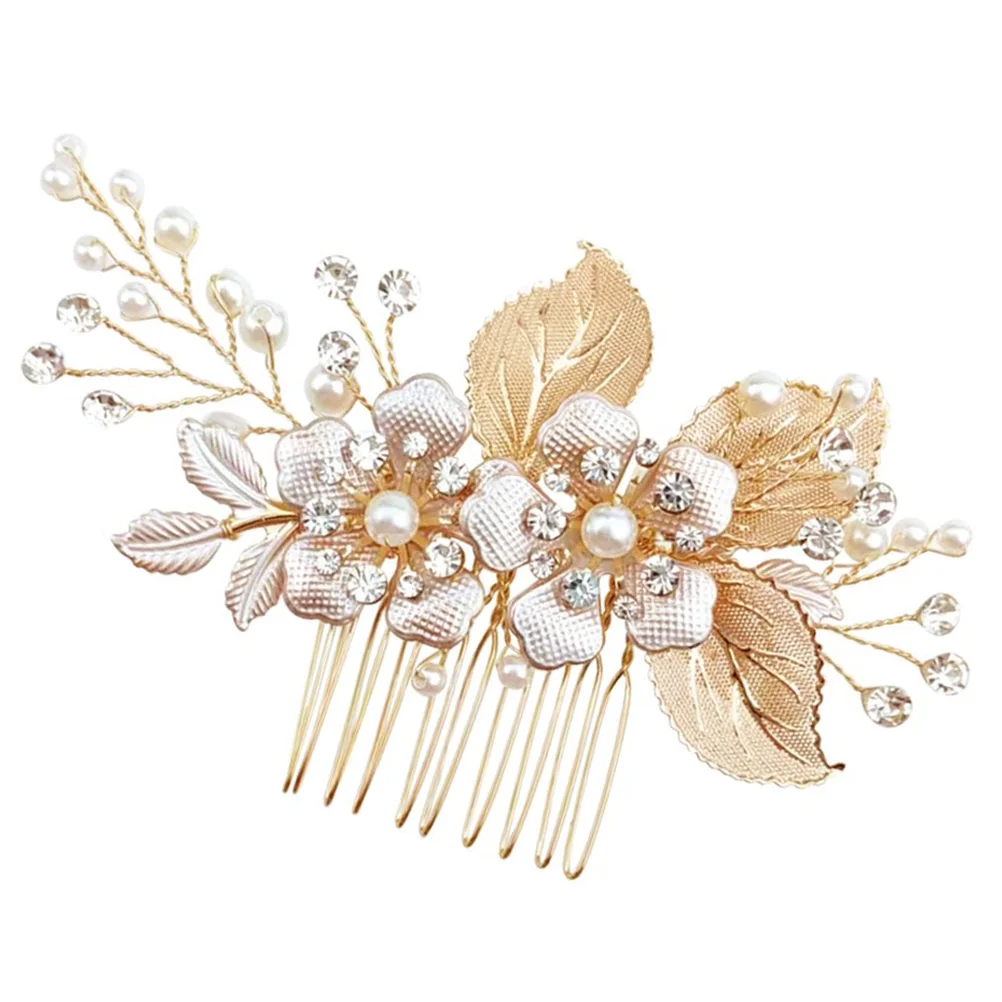 Golden Leaf Hair Comb Women Accessories Fine Side Flower Hanfu Decorative Bridal Wedding Glamorous Design Sturdy Elegant
Golden Leaf Hair Comb Women Accessories Fine Side Flower Hanfu Decorative Bridal Wedding Glamorous Design Sturdy Elegant