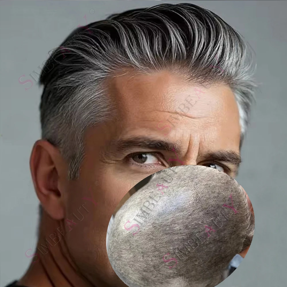 Durable 0.1mm Thin Micro Skin Black Brown Blonde Men's Toupee Full PU Capillary Prothesis Natural Hairline Grey Human Hair Wigs
Durable 0.1mm Thin Micro Skin Black Brown Blonde Men's Toupee Full PU Capillary Prothesis Natural Hairline Grey Human Hair Wigs