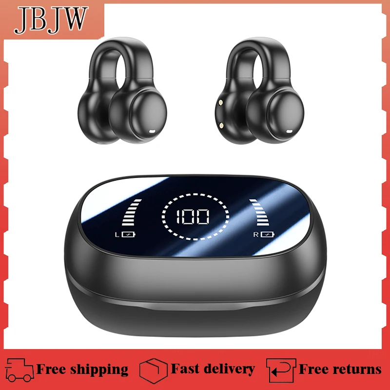 JBJW M47 Беспроводные наушники Bluetooth 9D Surround Стерео цифровой дисплей Наушники с воздушной проводимостью и микрофоном Быстрая зарядка Зажим для ушей
JBJW M47 Беспроводные наушники Bluetooth 9D Surround Стерео цифровой дисплей Наушники с воздушной проводимостью и микрофоном Быстрая зарядка Зажим для ушей