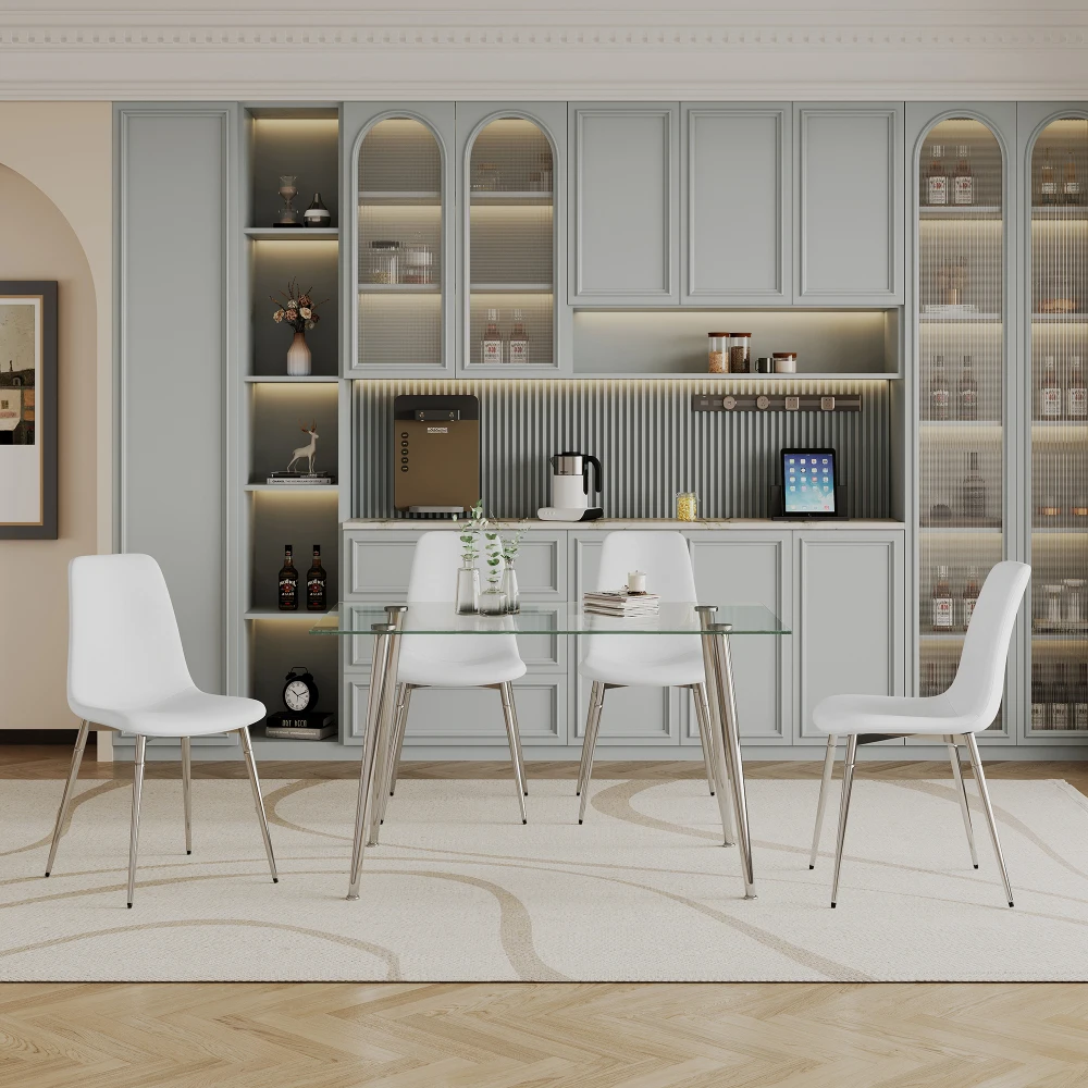 Однотонный обеденный стол, роскошные столы, набор для прихожей, стеклянный НОК для завтрака, бара, террасы, стулья
Однотонный обеденный стол, роскошные столы, набор для прихожей, стеклянный НОК для завтрака, бара, террасы, стулья