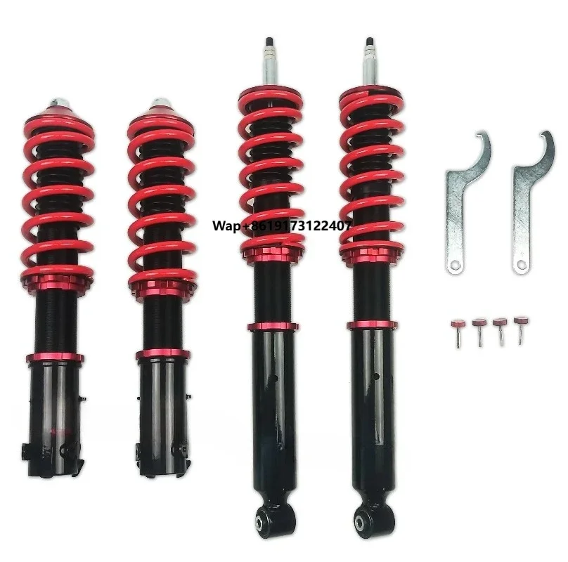 High Performance 30 Ways Adjustable Coilover Suspension Shock Absorber for Golf 2 1984-1998
High Performance 30 Ways Adjustable Coilover Suspension Shock Absorber for Golf 2 1984-1998