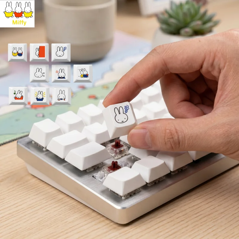 Cute Miffy Keycap Suitable for Mechanical Keyboard Kawaii 9 Styles Personalized DIY Opaque Keycaps Unique Gift
Cute Miffy Keycap Suitable for Mechanical Keyboard Kawaii 9 Styles Personalized DIY Opaque Keycaps Unique Gift