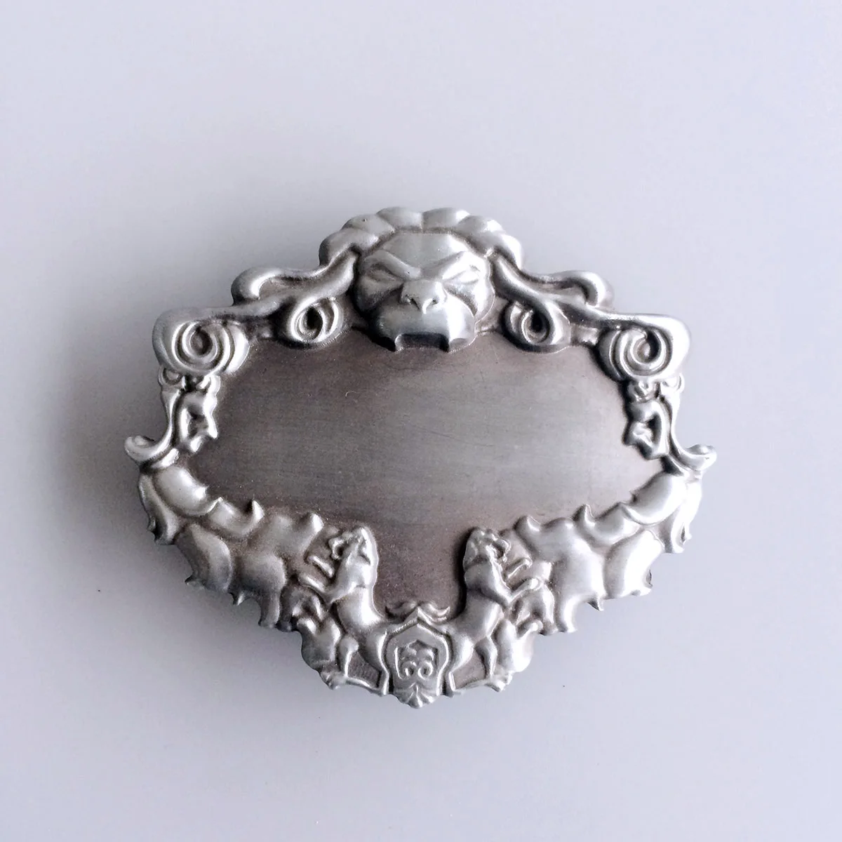 Antique Brushed Lion Blank Belt Buckle BUCKLE-BL010AS
Antique Brushed Lion Blank Belt Buckle BUCKLE-BL010AS