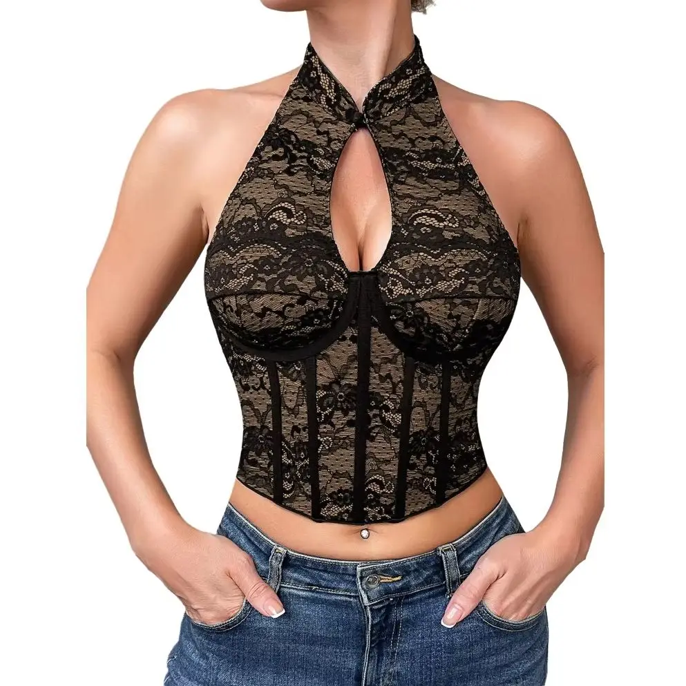 Sexy Fishbone Bra Top French Vintage High-End Outerwear Floral Embroidery Camisole for Trendy Girls New Arrival
Sexy Fishbone Bra Top French Vintage High-End Outerwear Floral Embroidery Camisole for Trendy Girls New Arrival