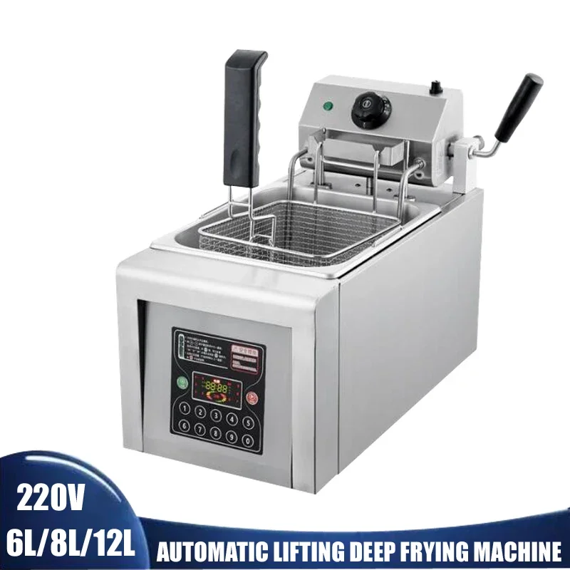 Optimal selection of high-quality products 2850W 8L Commercial Automatic Lifting Deep Fryer 12L Electric Dual Tank Deep Fryerer
Optimal selection of high-quality products 2850W 8L Commercial Automatic Lifting Deep Fryer 12L Electric Dual Tank Deep Fryerer