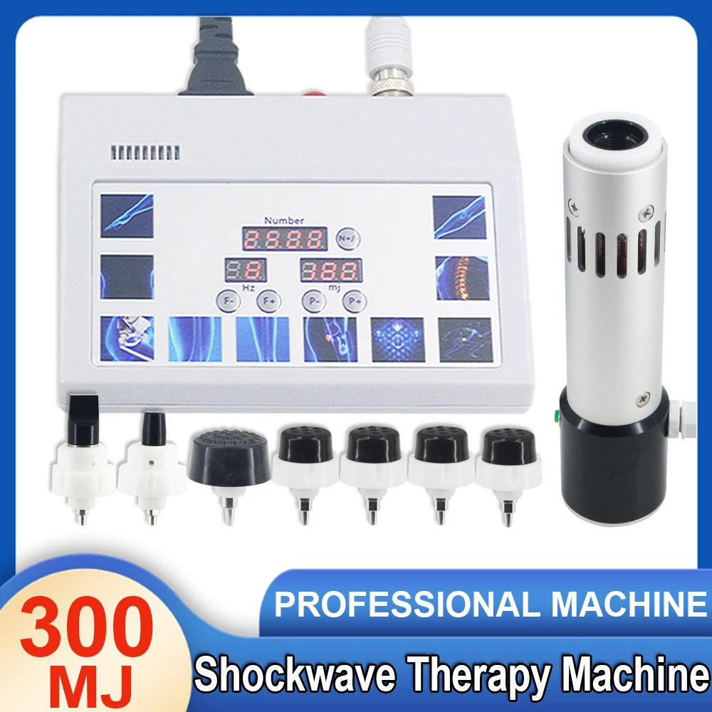 New Shockwave Therapy Machine With 7 Heads Body Deep Massage ED Treatment Health Care Physiotherapy Shock Wave Instrument
New Shockwave Therapy Machine With 7 Heads Body Deep Massage ED Treatment Health Care Physiotherapy Shock Wave Instrument