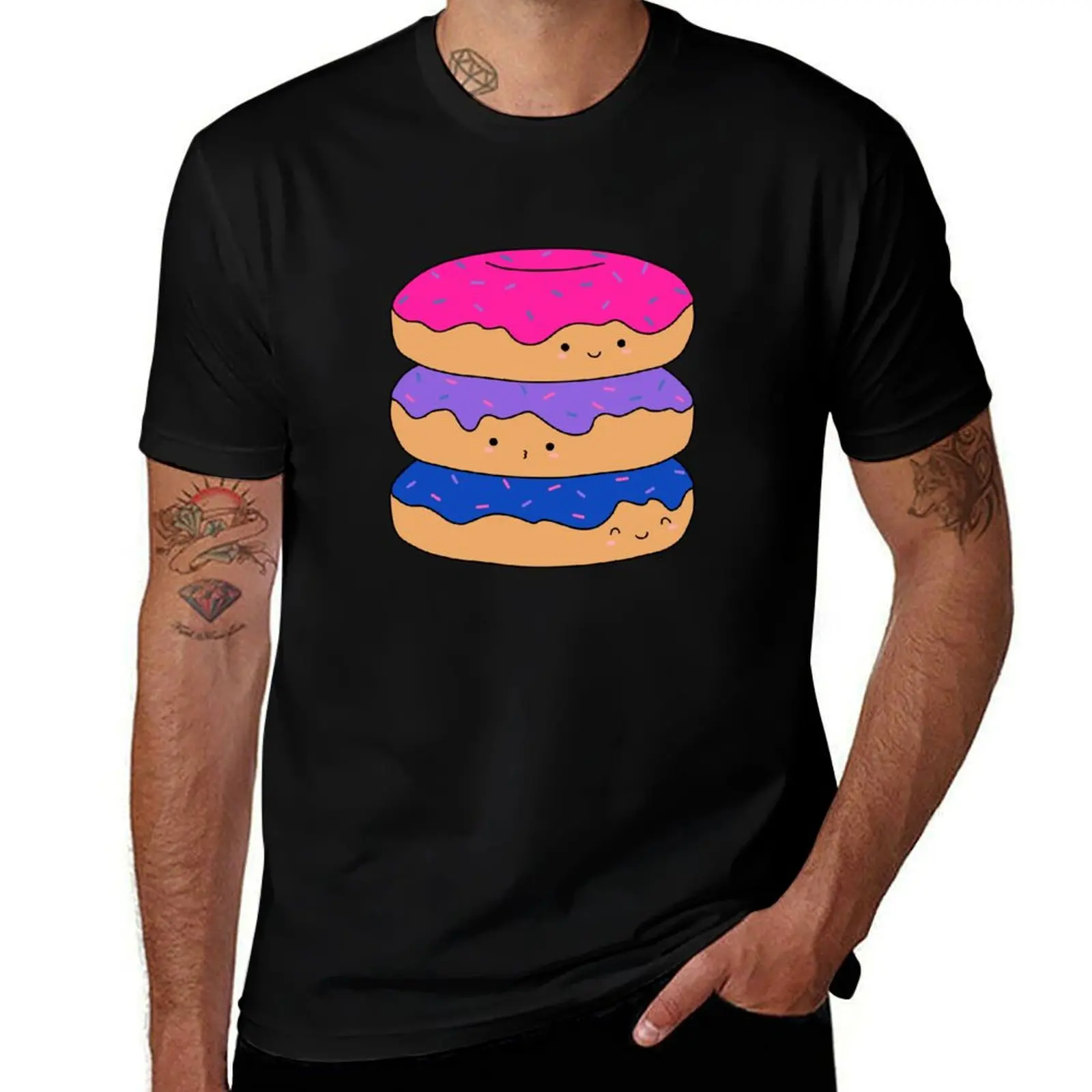Bi Pride Flag Donut Stack T-Shirt black cotton t-shirt plain for man package man graphic t shirt t shirt for man T-shirt
Bi Pride Flag Donut Stack T-Shirt black cotton t-shirt plain for man package man graphic t shirt t shirt for man T-shirt