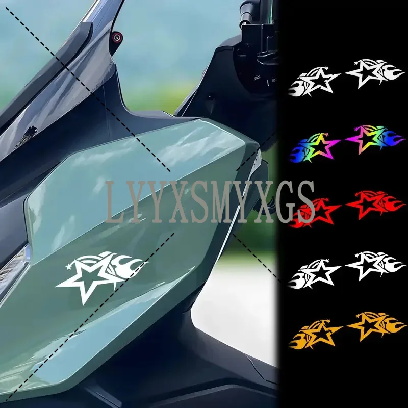 2Pcs Personality Self-adhesive Flame Star Car Sticker Automotive Rear Window and Bumper Waterproof Vinyl Decal Decorative
2Pcs Personality Self-adhesive Flame Star Car Sticker Automotive Rear Window and Bumper Waterproof Vinyl Decal Decorative