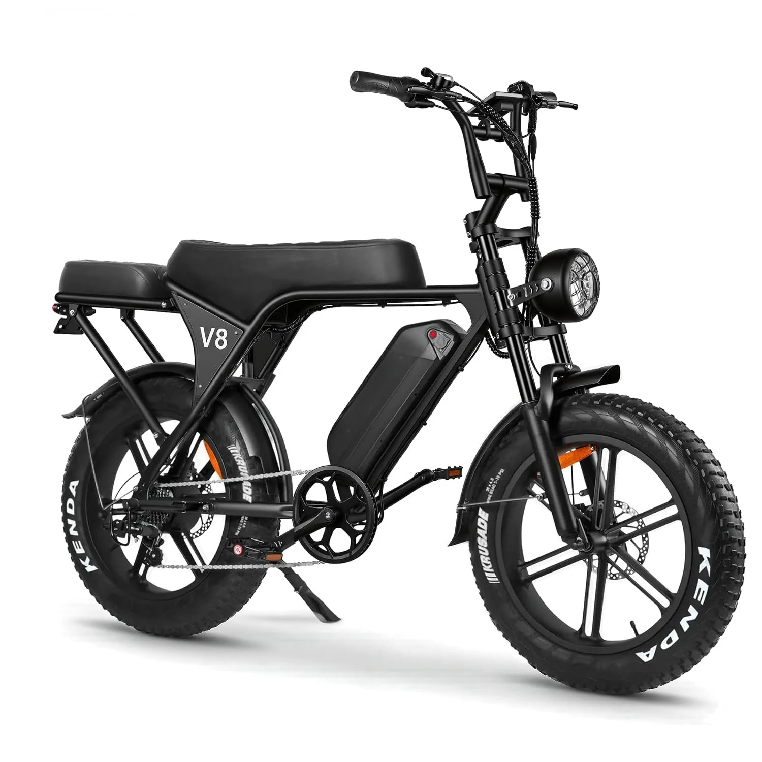 V8 Series Electric Bike for Adults, Peak 500W/1000W,20/31 MPH, 10.4/15/30 AH Removable Battery, 16''/20" Fat Tire, Custom
V8 Series Electric Bike for Adults, Peak 500W/1000W,20/31 MPH, 10.4/15/30 AH Removable Battery, 16''/20" Fat Tire, Custom