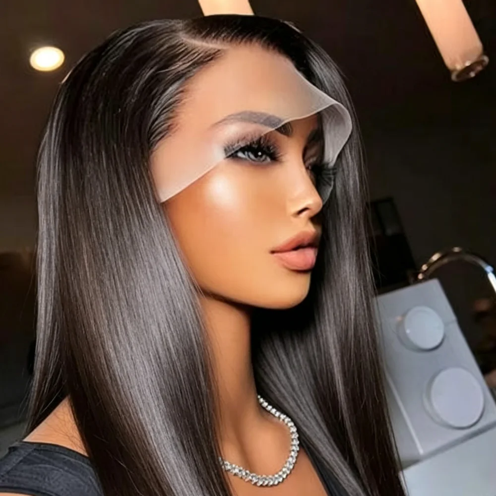 250% Density Brazilian Straight Human Hair Wig 13x4 13x6 HD Transparent Lace Front Wigs Pre Plucked Baby Hair Natural Hairline Wigs For Black Women
250% Density Brazilian Straight Human Hair Wig 13x4 13x6 HD Transparent Lace Front Wigs Pre Plucked Baby Hair Natural Hairline Wigs For Black Women