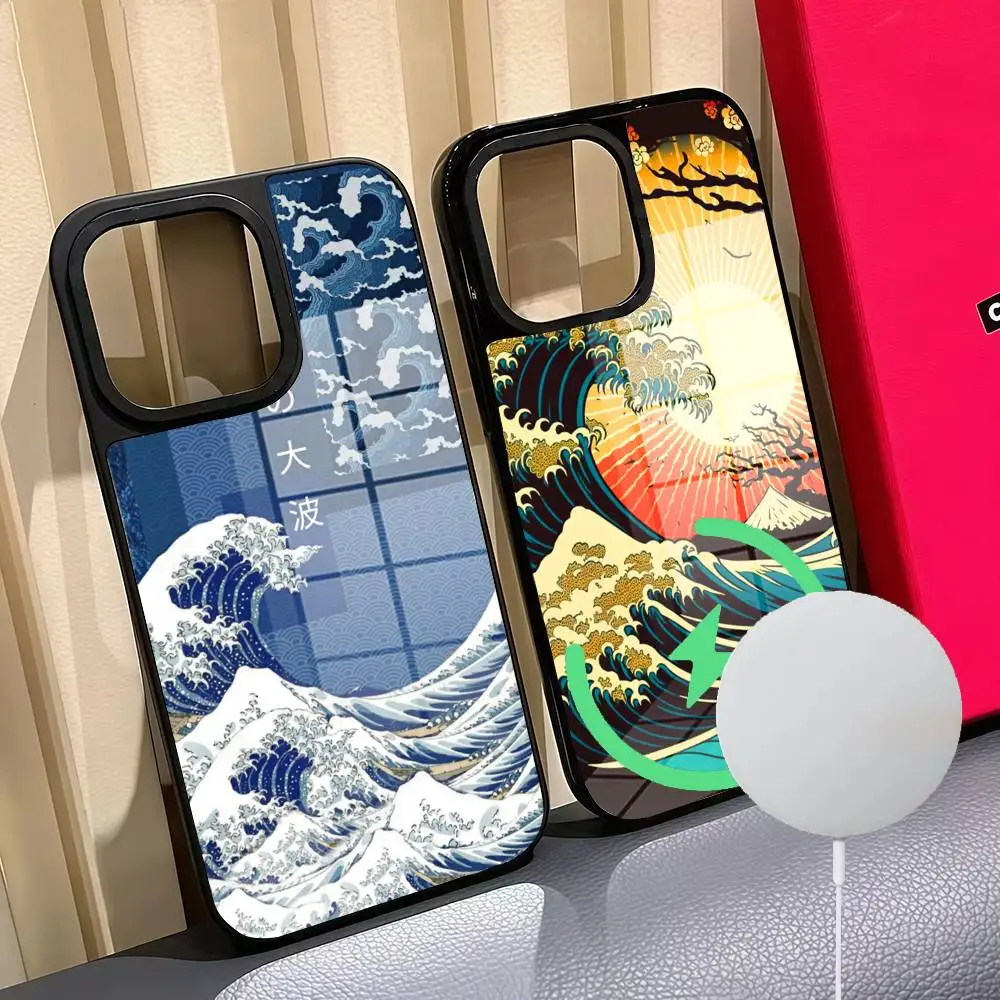 Big Wave Of Kanagawa Phone Case For Iphone 16 15 14 12 11 13 Pro Max Mini Puls Magnetic Glass Cover
Big Wave Of Kanagawa Phone Case For Iphone 16 15 14 12 11 13 Pro Max Mini Puls Magnetic Glass Cover
