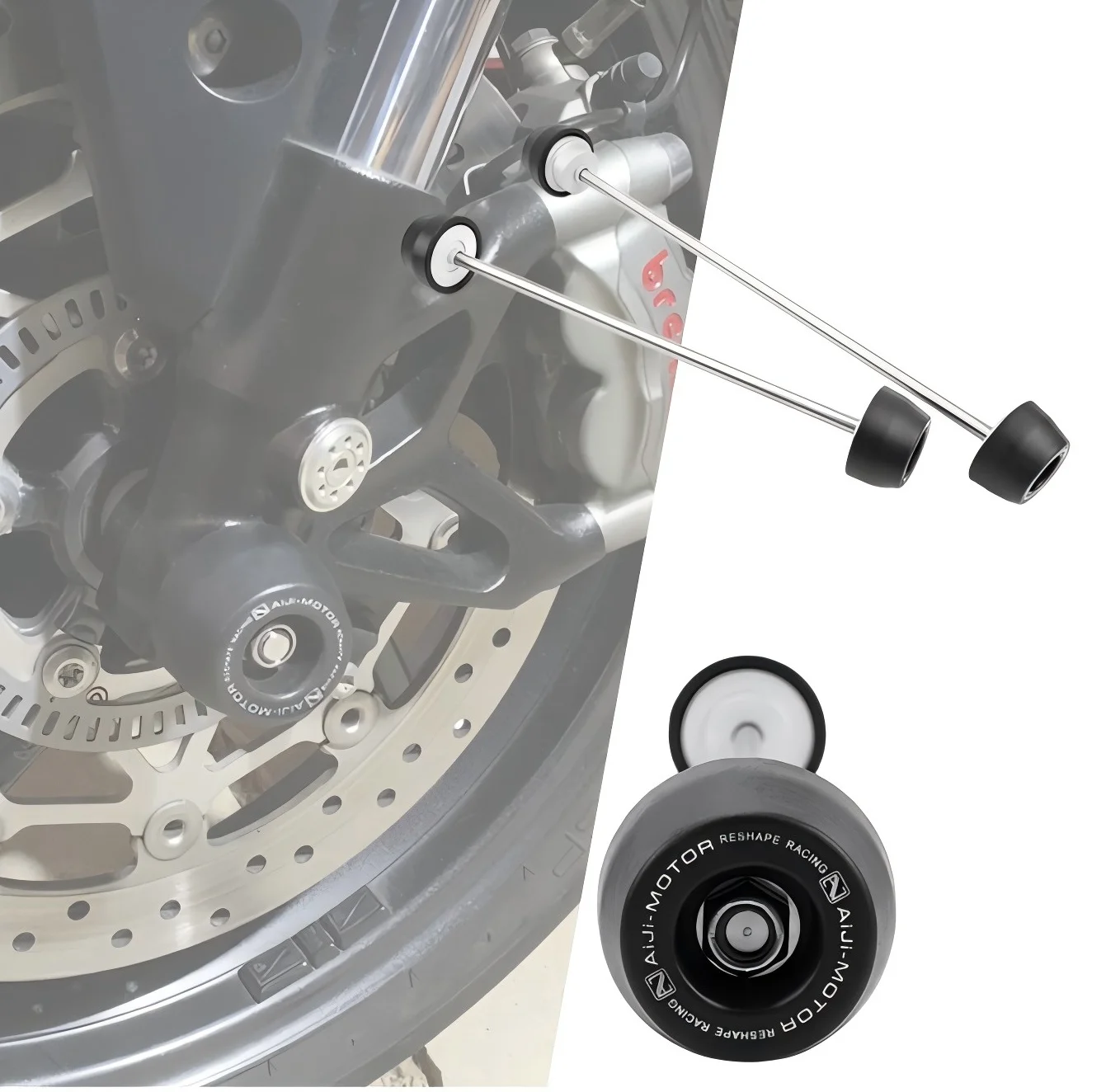 Для Street Triple 765 RS/Street Triple R мотоцикла, ползунки передней и задней оси, защита колес
Для Street Triple 765 RS/Street Triple R мотоцикла, ползунки передней и задней оси, защита колес