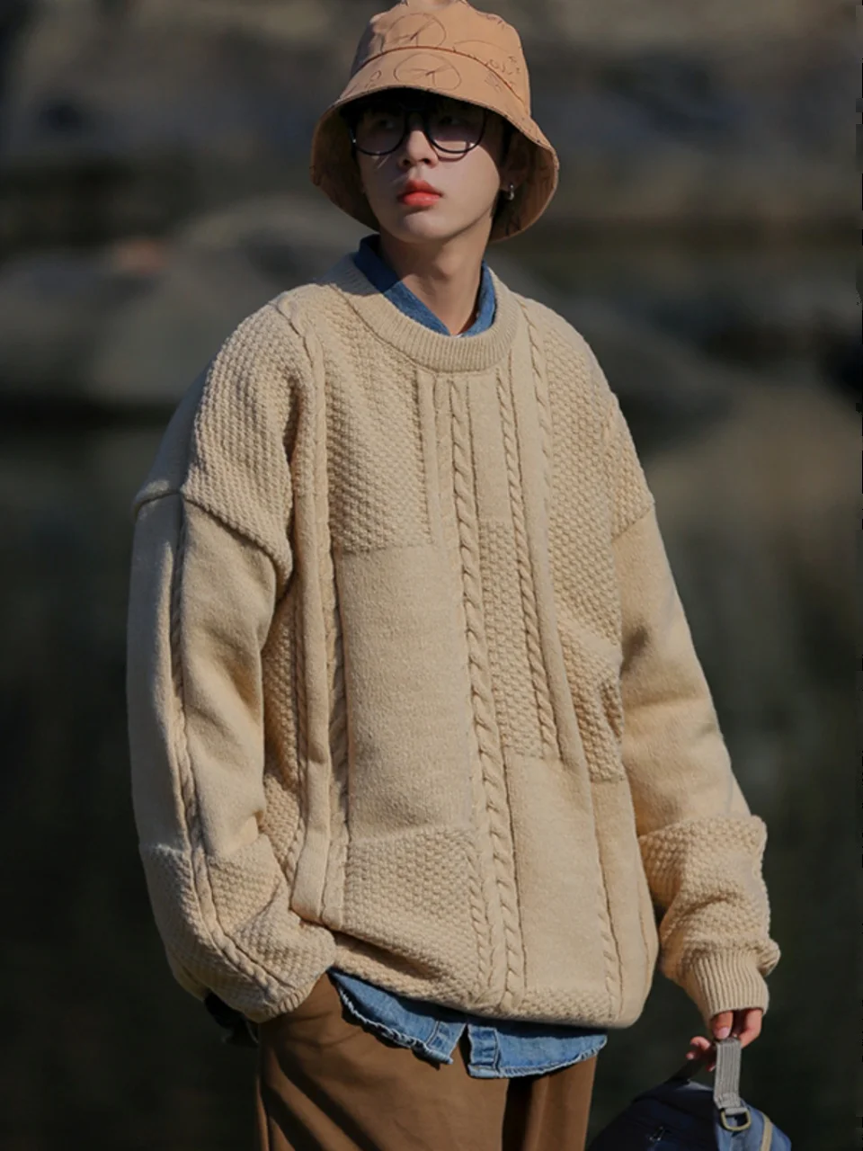 Модный повседневный свободный вязаный свитер-кардиган для подростков-парней: осенне-зимний, винтажный, уютный, комфортный, стильный топ
Модный повседневный свободный вязаный свитер-кардиган для подростков-парней: осенне-зимний, винтажный, уютный, комфортный, стильный топ