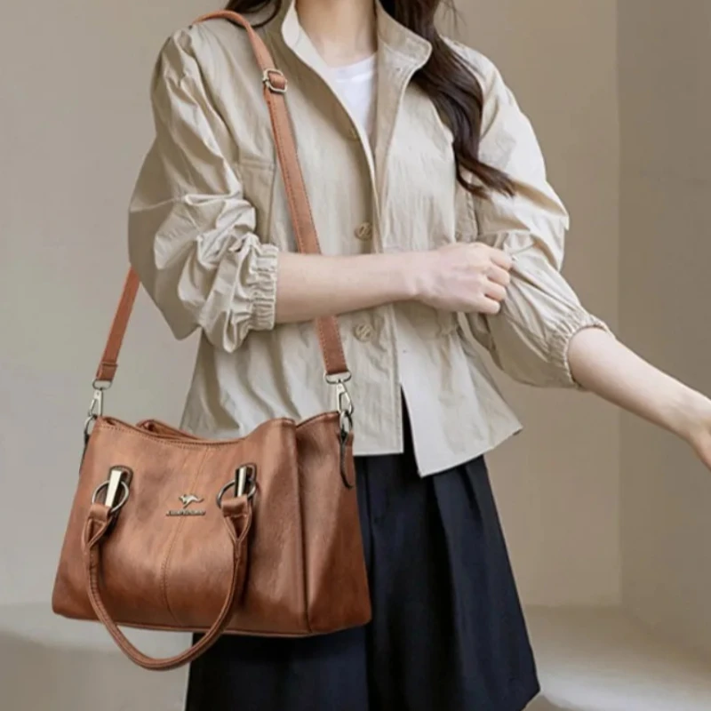 Large Capacity Mom Bag, High Quality Soft Leather Women's Shoulder Crossbody Bag, Luxurious Top Handle Handbag
Large Capacity Mom Bag, High Quality Soft Leather Women's Shoulder Crossbody Bag, Luxurious Top Handle Handbag