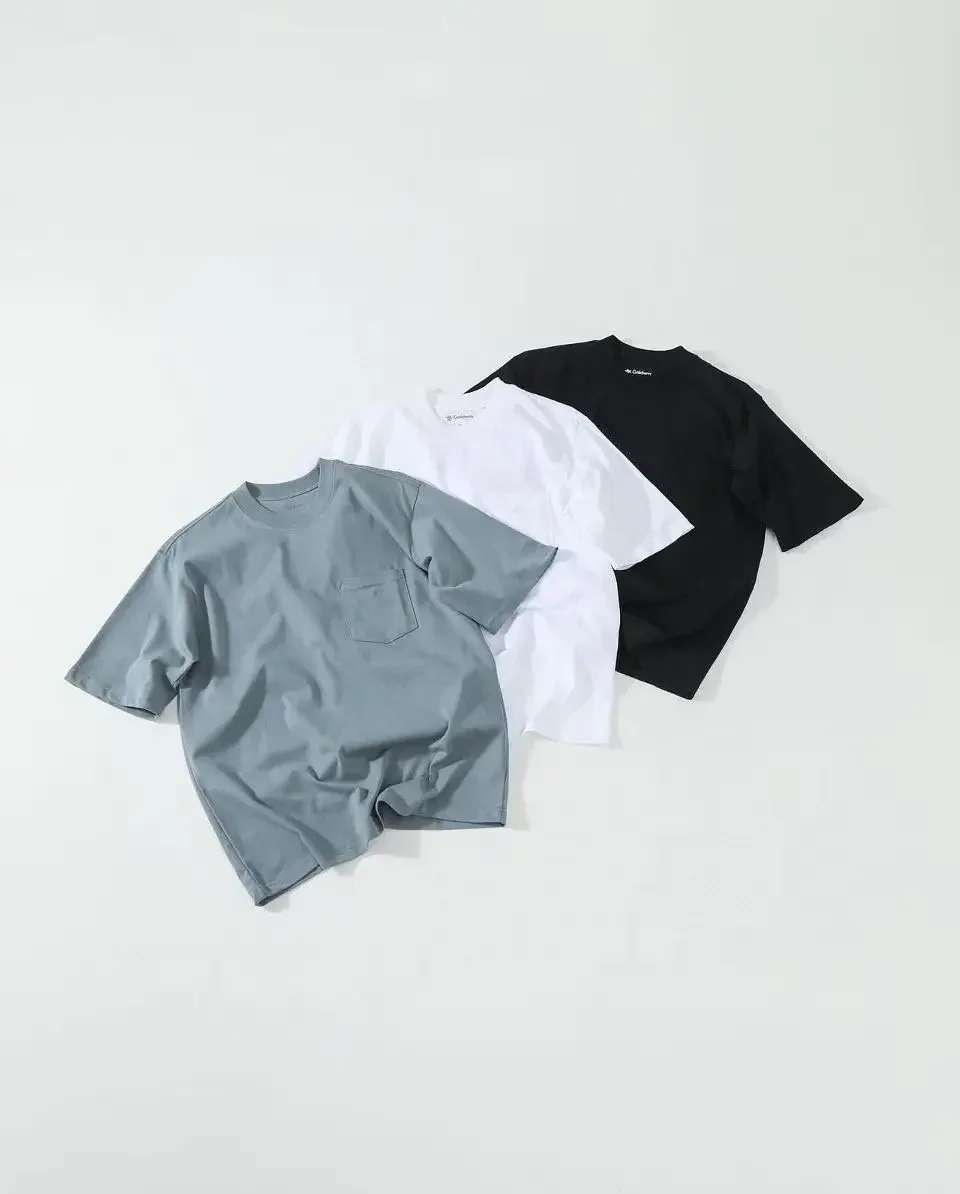 GDW outdoor simple hidden pocket small embroidery cotton tube knitting, round neck short-sleeved T-shirt
GDW outdoor simple hidden pocket small embroidery cotton tube knitting, round neck short-sleeved T-shirt