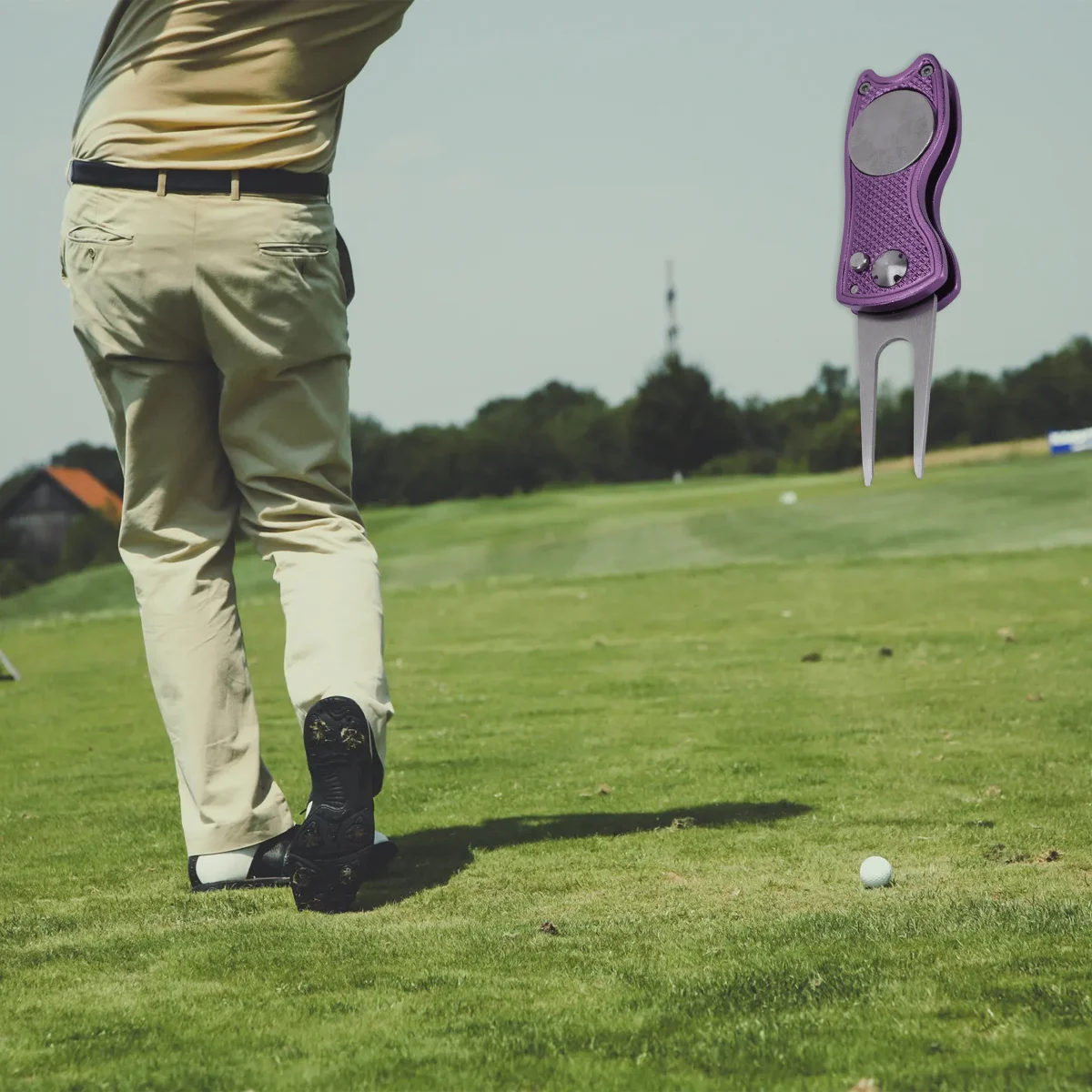 Golf Divot Tool Foldable Stainless Steel and Marker Fixer Lightweight Portable Pitch Repair Tool for Golf Players
Golf Divot Tool Foldable Stainless Steel and Marker Fixer Lightweight Portable Pitch Repair Tool for Golf Players