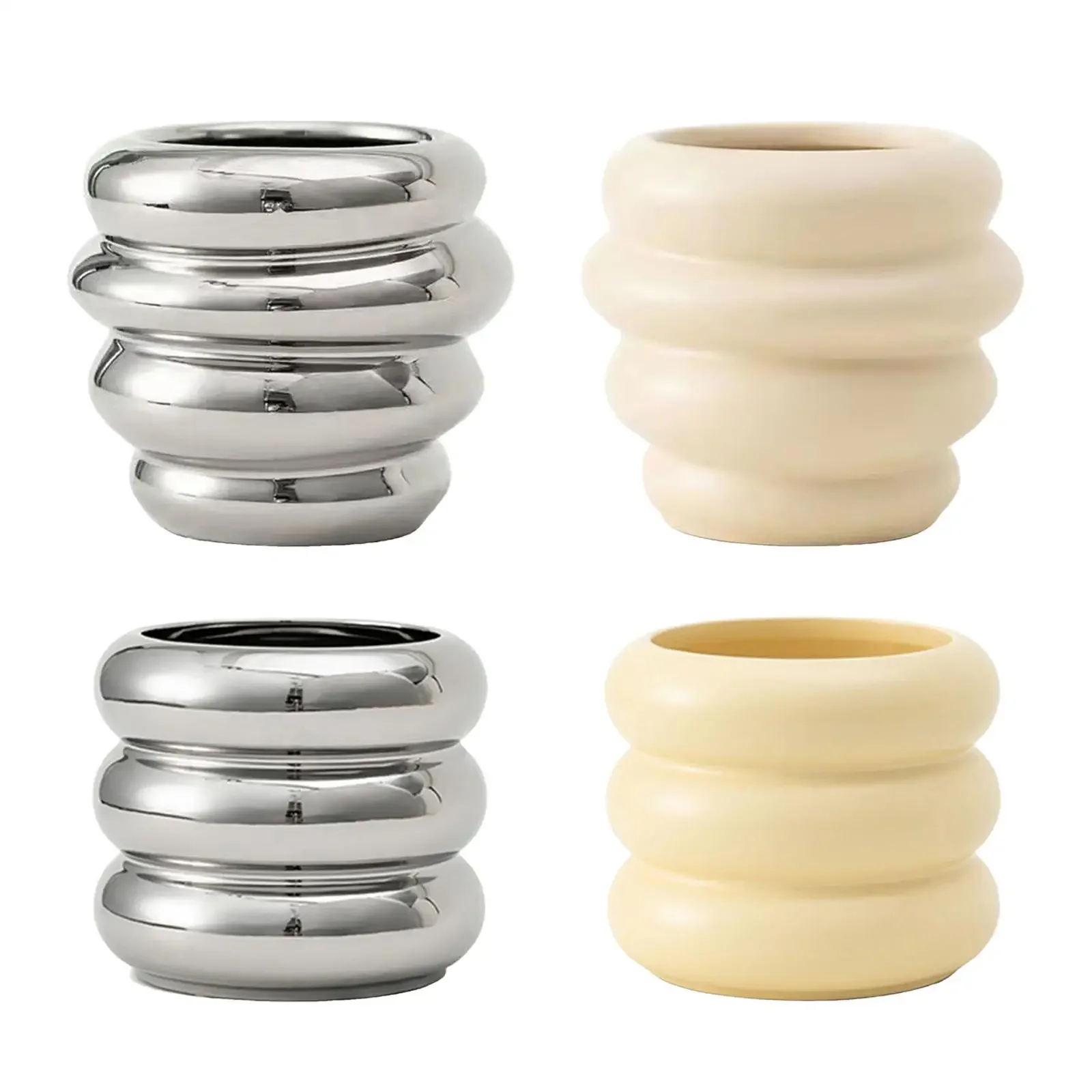 Ceramic Makeup Brush Holder Decors Planter Table Centerpieces Ceramic Flower Vase Cosmetics Organizer Floral Arrangements Home
Ceramic Makeup Brush Holder Decors Planter Table Centerpieces Ceramic Flower Vase Cosmetics Organizer Floral Arrangements Home