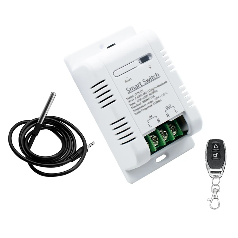 Tuya Wifi Smart Intelligent Monitoring Switch Temperature Control Switch 16A 3000W
Tuya Wifi Smart Intelligent Monitoring Switch Temperature Control Switch 16A 3000W
