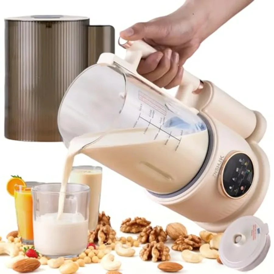 50oz Nut Milk Maker Grinders 10-in-1 Soy Almond Oat Rice Milk Maker with 12 Stainless Steel Blades Vegan Blender Delay Start Bo
50oz Nut Milk Maker Grinders 10-in-1 Soy Almond Oat Rice Milk Maker with 12 Stainless Steel Blades Vegan Blender Delay Start Bo