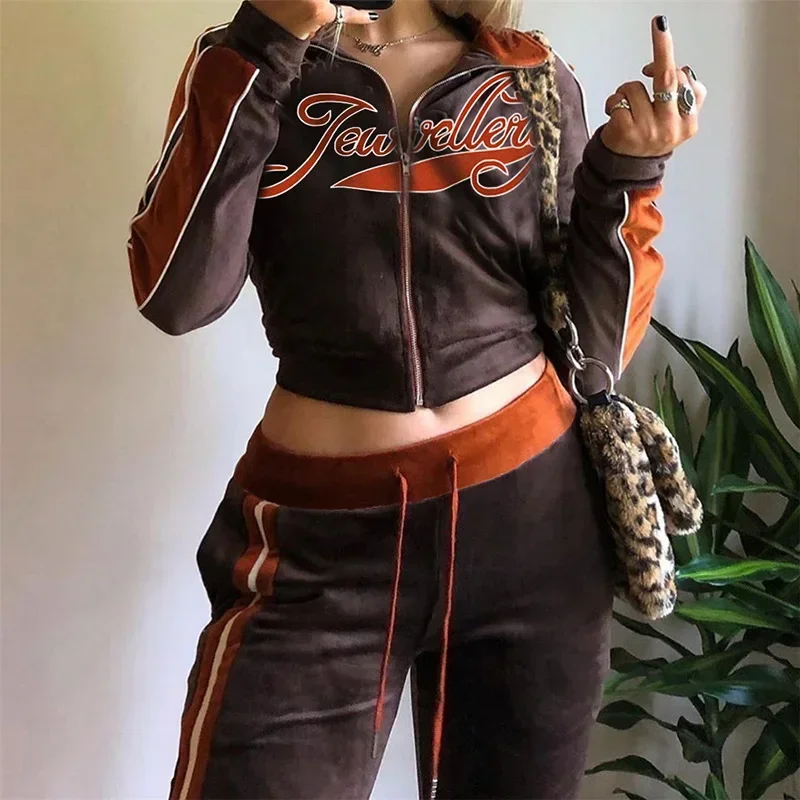 Women Tracksuit 2 Piece Set Coat Pants Winter Clothes Sweat Suits Women Matching Sets Long Sleeve Outfits
Women Tracksuit 2 Piece Set Coat Pants Winter Clothes Sweat Suits Women Matching Sets Long Sleeve Outfits