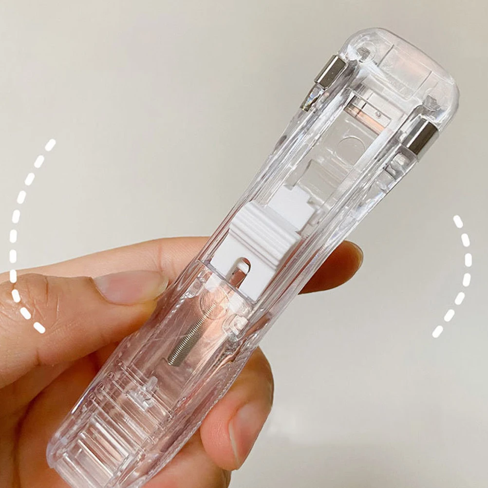 Non Marking Stapler Plastic Iron Office Supplies Student Stationery Portable Reusable Dispenser Clam Clip Paper
Non Marking Stapler Plastic Iron Office Supplies Student Stationery Portable Reusable Dispenser Clam Clip Paper