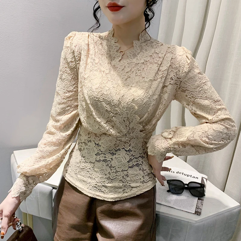 New,European,Clothes,T-Shirt,Chic,Sexy,V-Neck,Hollow out,Lace,Women,Tops,Long Sleeve,Patchwork,Bottoming Shirt,Slim,Tees,59024
New,European,Clothes,T-Shirt,Chic,Sexy,V-Neck,Hollow out,Lace,Women,Tops,Long Sleeve,Patchwork,Bottoming Shirt,Slim,Tees,59024