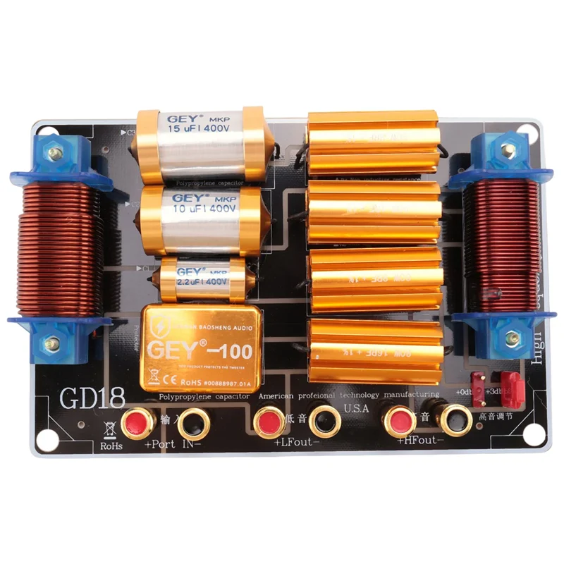 Y42A-Speaker Two Way Frequency Divider High Power Frequency Divider 15 18 Inch Stage Performance High Power Frequency Divider
Y42A-Speaker Two Way Frequency Divider High Power Frequency Divider 15 18 Inch Stage Performance High Power Frequency Divider